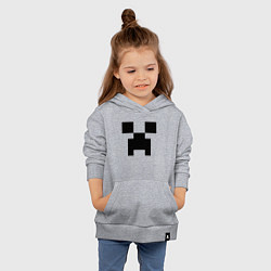 Толстовка детская хлопковая Minecraft, цвет: меланж — фото 2