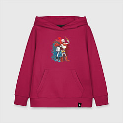 Толстовка детская хлопковая UNDERTALE, цвет: маджента