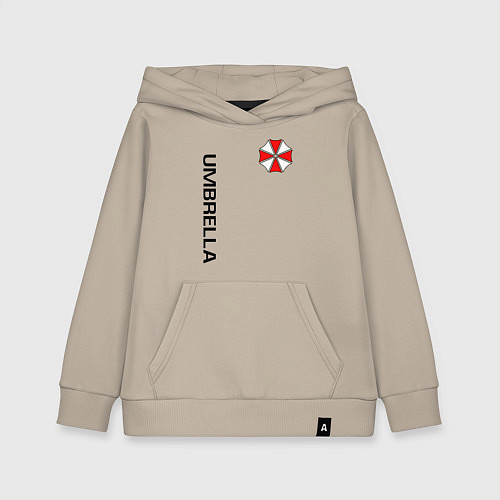 Детская толстовка-худи UMBRELLA CORP / Миндальный – фото 1