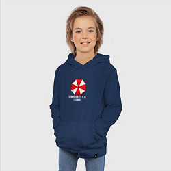 Толстовка детская хлопковая UMBRELLA CORP, цвет: тёмно-синий — фото 2