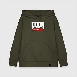 Толстовка детская хлопковая DOOM, цвет: хаки