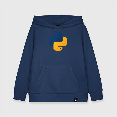 Детская толстовка-худи Python / Тёмно-синий – фото 1