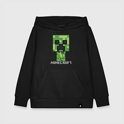 Толстовка детская хлопковая MINECRAFT, цвет: черный