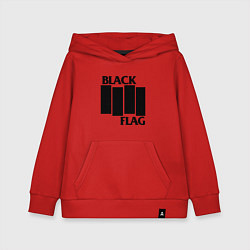 Толстовка детская хлопковая BLACK FLAG, цвет: красный