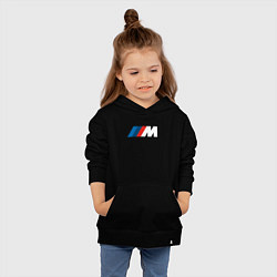 Толстовка детская хлопковая BMW M LOGO 2020, цвет: черный — фото 2