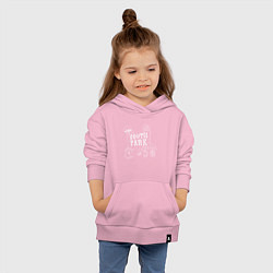 Толстовка детская хлопковая ЮЖНЫЙ ПАРК, цвет: светло-розовый — фото 2
