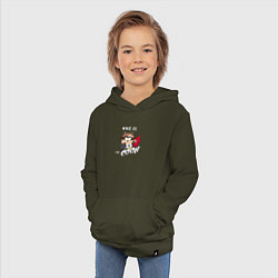Толстовка детская хлопковая South Park Who is the Coon?, цвет: хаки — фото 2