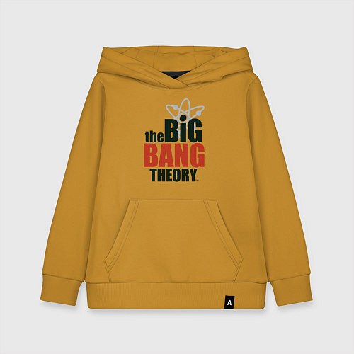 Детская толстовка-худи Big Bang Theory logo / Горчичный – фото 1