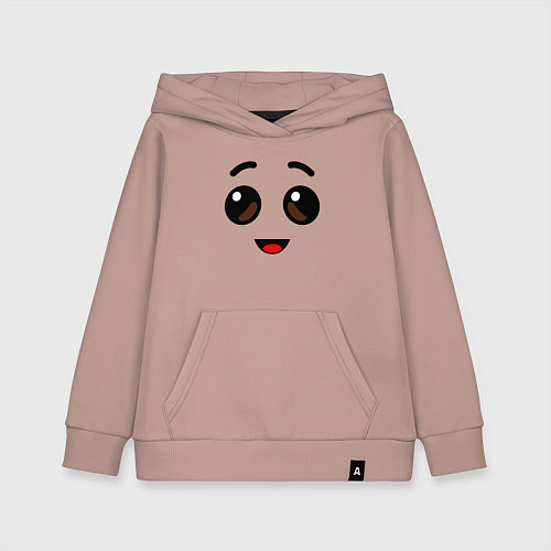 Детская толстовка-худи ЛИЦО БАНАНА ИЗ FORTNITE / Пыльно-розовый – фото 1