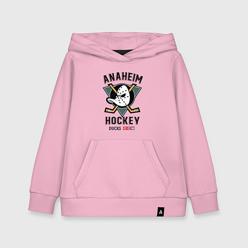 Детская толстовка-худи ANAHEIM DUCKS / Светло-розовый – фото 1