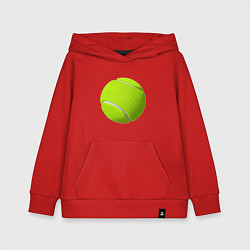 Толстовка детская хлопковая Теннис, цвет: красный