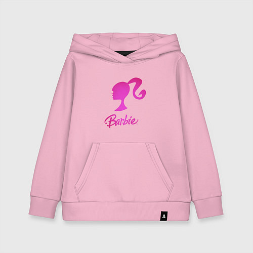 Детская толстовка-худи Барби / Светло-розовый – фото 1