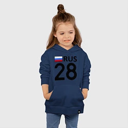 Толстовка детская хлопковая RUS 28, цвет: тёмно-синий — фото 2