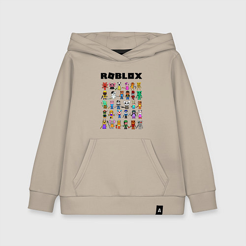 Детская толстовка-худи ROBLOX PIGGY / Миндальный – фото 1