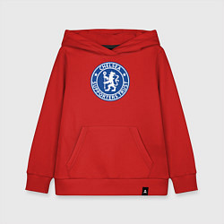 Толстовка детская хлопковая Chelsea FC, цвет: красный