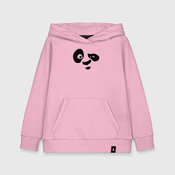 Толстовка детская хлопковая Панда, цвет: светло-розовый