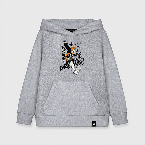 Детская толстовка-худи Хайку / Меланж – фото 1