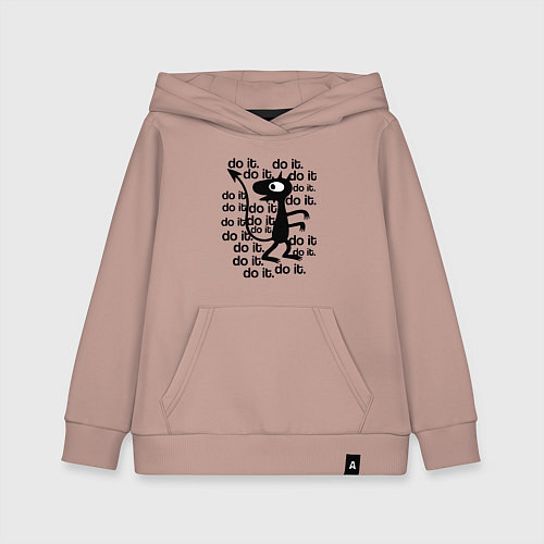 Детская толстовка-худи РАЗОЧАРОВАНИЕ / Пыльно-розовый – фото 1