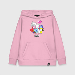 Детская толстовка-худи BT21