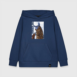 Толстовка детская хлопковая Number one, цвет: тёмно-синий