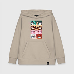 Толстовка детская хлопковая MY HERO ACADEMIA MHA, цвет: миндальный