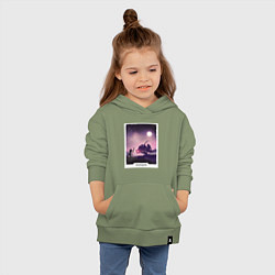 Толстовка детская хлопковая Horizon fight, цвет: авокадо — фото 2