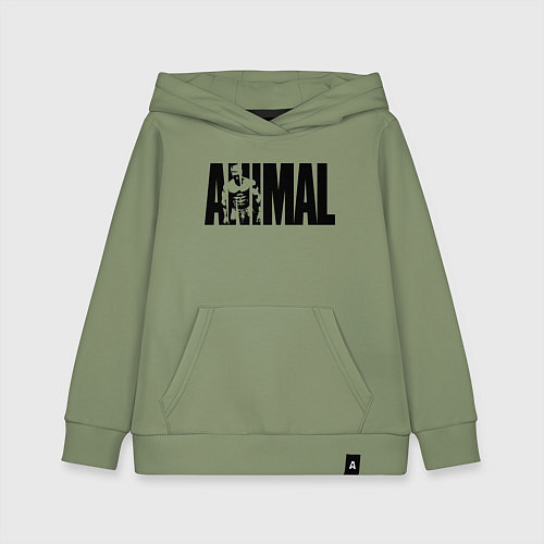 Детская толстовка-худи ANIMAL ЭНИМАЛ / Авокадо – фото 1