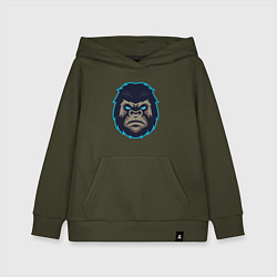 Толстовка детская хлопковая Gorilla, цвет: хаки