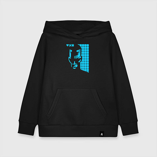 Детская толстовка-худи Love Death And Robots Zima Blue / Черный – фото 1