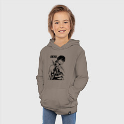 Толстовка детская хлопковая Ророноа Зоро One Piece, цвет: утренний латте — фото 2