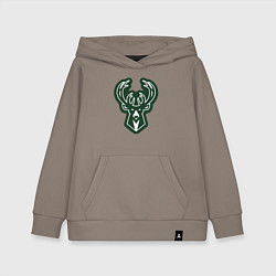 Толстовка детская хлопковая Bucks, цвет: утренний латте