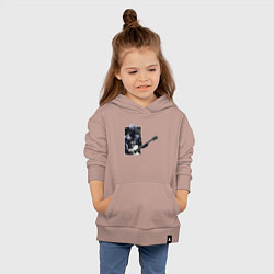 Толстовка детская хлопковая Уэс, цвет: пыльно-розовый — фото 2