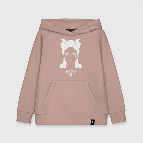 Детская толстовка-худи Акаша из Доты 2 / Пыльно-розовый – фото 1