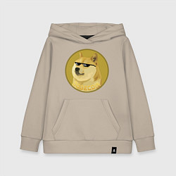 Детская толстовка-худи Dogecoin