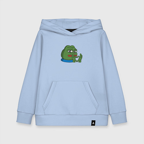 Детская толстовка-худи Pepe love пепе лов / Мягкое небо – фото 1