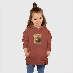 Толстовка детская хлопковая Стимпанк-хэллоуин, цвет: кирпичный — фото 2