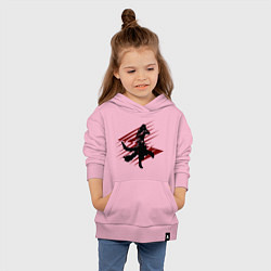 Толстовка детская хлопковая Личный Ассасин, цвет: светло-розовый — фото 2