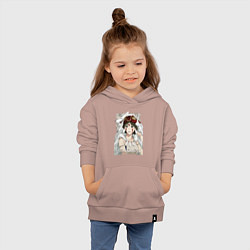 Толстовка детская хлопковая Princеss mononoke, цвет: пыльно-розовый — фото 2
