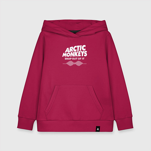 Детская толстовка-худи Arctic Monkeys, группа / Маджента – фото 1