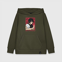 Толстовка детская хлопковая Сильнейший Бенимару, цвет: хаки