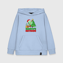 Детская толстовка-худи Christmas Zombie
