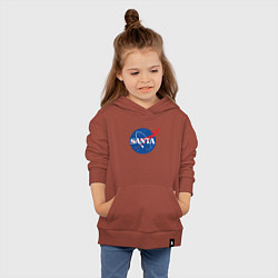Толстовка детская хлопковая S A N T A NASA, цвет: кирпичный — фото 2