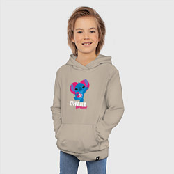 Толстовка детская хлопковая Ohana forever, цвет: миндальный — фото 2
