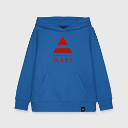 Толстовка детская хлопковая 30 Seconds to Mars - Рок, цвет: синий