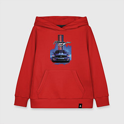 Толстовка детская хлопковая Mustang - лучший среди равных!, цвет: красный