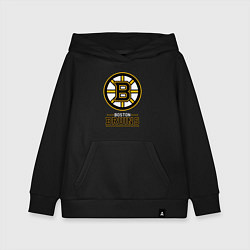 Толстовка детская хлопковая Boston Bruins , Бостон Брюинз, цвет: черный