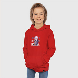 Толстовка детская хлопковая Данганронпа Danganronpa, Кёко Киригири Kyouko Kiri, цвет: красный — фото 2