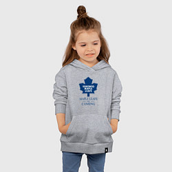 Толстовка детская хлопковая Toronto Maple Leafs are coming Торонто Мейпл Лифс, цвет: меланж — фото 2