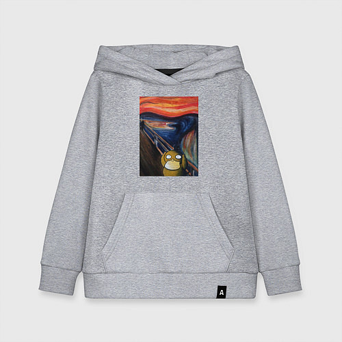 Детская толстовка-худи ПСАЙДАК КРИК / Меланж – фото 1