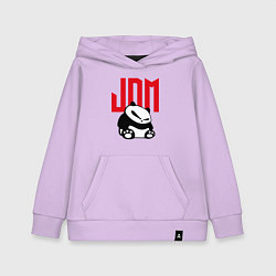 Толстовка детская хлопковая JDM Panda Japan Симпатяга, цвет: лаванда